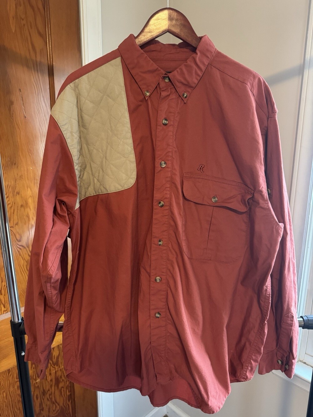 Remington Men's Orange Long Sleeve Hunting Shirt XL